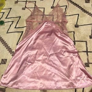 * Never worn * Lace Pink Chemises